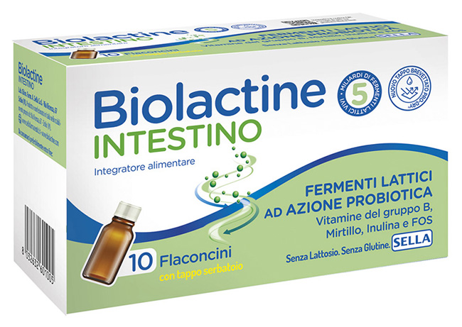 BIOLACTINE INTESTINO 5MLD 10 FLACONCINI 9 ML - Farmacia Dott. Pasquale Russo