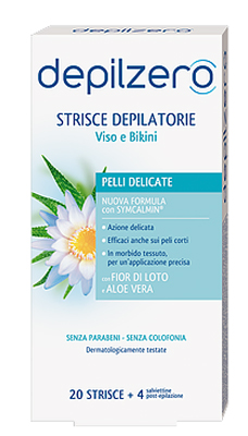 DEPILZERO STRISCE VISO E BIKINI 20 PEZZI - Farmacia Dott. Pasquale Russo