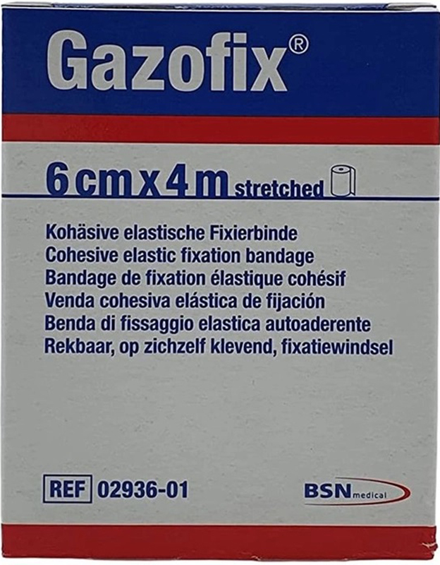 BENDA ELASTICA AUTOADESIVA GAZOFIX 6X400 CM - Farmacia Dott. Pasquale Russo