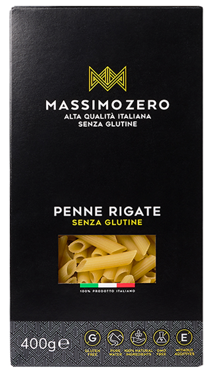 MASSIMO ZERO PENNE RIGATE 400 G - Farmacia Dott. Pasquale Russo