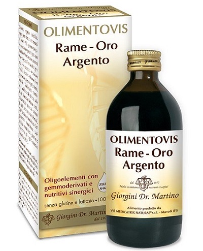 RAME ORO ARGENTO OLIMENTOVIS 200 ML - Farmacia Dott. Pasquale Russo