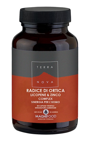 TERRANOVA RADICE ORTICA LICOPENE ZINCO SINERGIA UOMO 50 CAPSULE - Farmacia Dott. Pasquale Russo