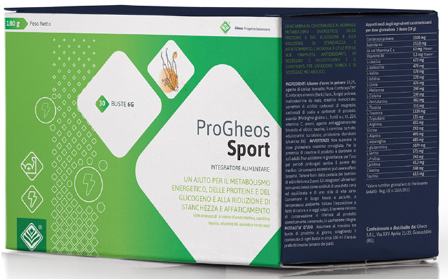 PRO GHEOS SPORT 30 BUSTINE DA 6 G - Farmacia Dott. Pasquale Russo