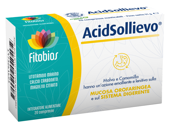 ACID SOLLIEVO 20 COMPRESSE - Farmacia Dott. Pasquale Russo
