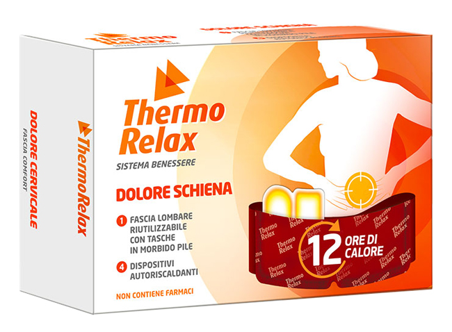 THERMORELAX FASCIA LOMBARE DOLORE SCHIENA+4 DISPOSITIVI AUTORISCALDANTI - Farmacia Dott. Pasquale Russo
