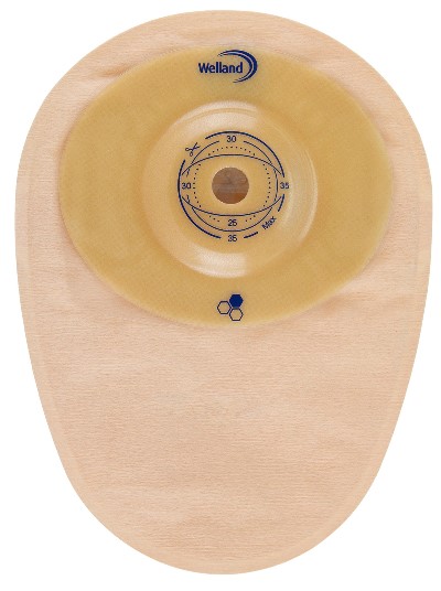 SACCA PER COLOSTOMIA WELLAND AURUM PROFILE COLO MIDI OPACA PRETAGLIATA DIAMETRO 13-48 MM INIZIO CONVESSITA' 48 MM 10 PEZZI - Farmacia Dott. Pasquale Russo
