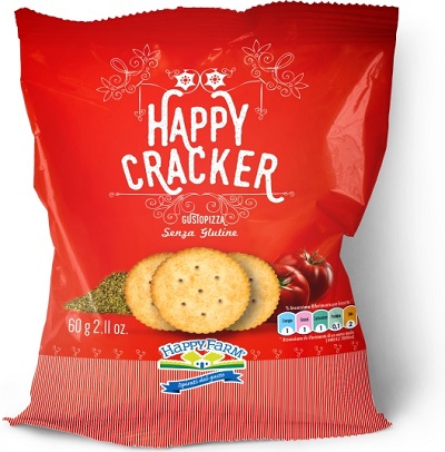 HAPPY FARM HAPPY CRACKERS GUSTO PIZZA 60 G - Farmacia Dott. Pasquale Russo