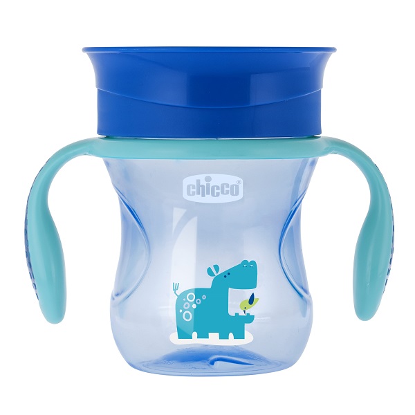CHICCO TAZZA PERFECT 360 AZZURRA 12 MESI - Farmacia Dott. Pasquale Russo