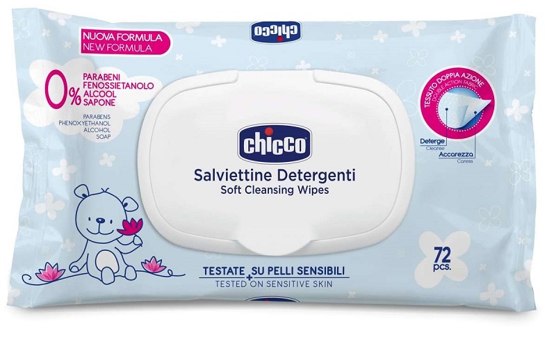 CHICCO COSMESI SALVIETTE 72 PEZZI PLAQ - Farmacia Dott. Pasquale Russo