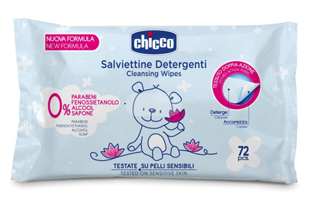 CHICCO COSMESI SALVIETT 72 PEZZI SENZA PLAQ - Farmacia Dott. Pasquale Russo