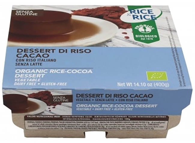 RICE&RICE DESSERT DI RISO CACAO 400 G - Farmacia Dott. Pasquale Russo