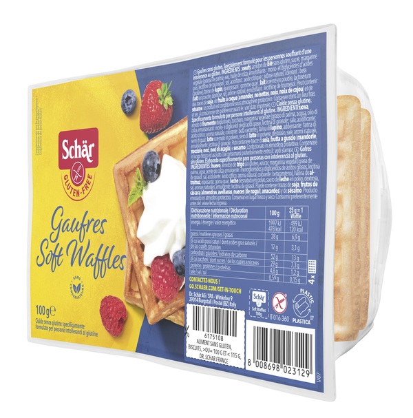 SCHAR GAUFRE SOFT WAFFLES 100 G - Farmacia Dott. Pasquale Russo