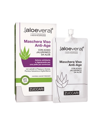 ALOEVERA2 MASCHERA VISO ANTIAGE 4 SACCHETTI 20 ML - Farmacia Dott. Pasquale Russo