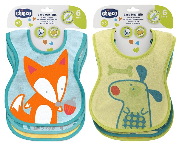 CHICCO BAVAGLINE PAPPA 6M+ 3PZ NEUTRE - Farmacia Dott. Pasquale Russo