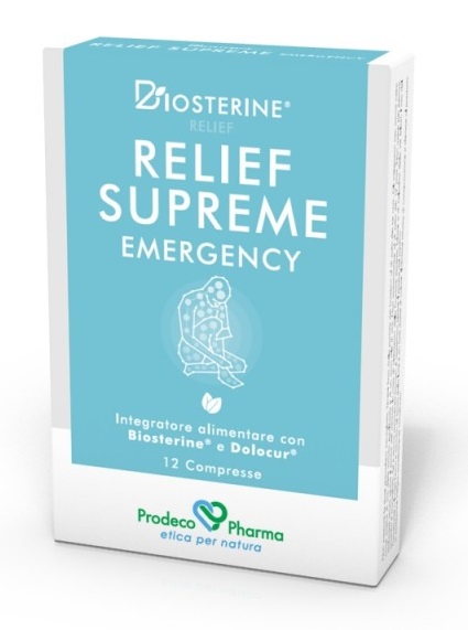 BIOSTERINE RELIEF SUPREME EMERGENCY 12 COMPRESSE - Farmacia Dott. Pasquale Russo
