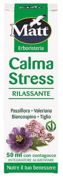 MATT ERBORISTERIA CALMA STRESS RILASSANTE GOCCE 50 ML - Farmacia Dott. Pasquale Russo