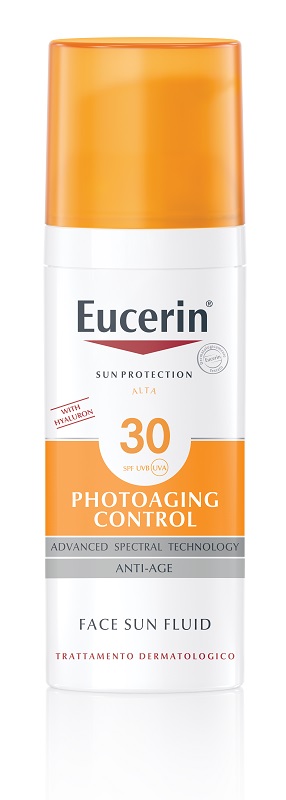EUCERIN SUN PROTECTION SPF 30 PHOTOAGING CONTROL FACE SUN FLUID ANTI AGE 50 ML - Farmacia Dott. Pasquale Russo
