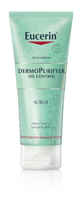 EUCERIN PELLE IMPURA DERMOPURIFYER OIL CONTROL SCRUB 100 ML - Farmacia Dott. Pasquale Russo