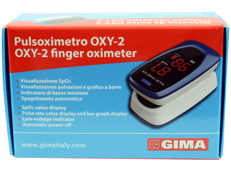 PULSOXIMETRO DA DITO OXY-2 SCHERMO LED 60X30,5X32,5MM 1 PEZZO - Farmacia Dott. Pasquale Russo