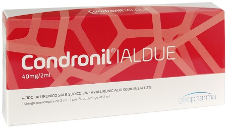 SIRINGA INTRA-ARTICOLARE CONDRONIL IALDUE PRERIEMPITA ACIDO IALURONICO SALE SODICO 40 MG 2 ML - Farmacia Dott. Pasquale Russo
