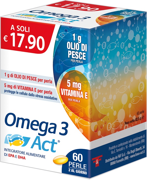 OMEGA 3 ACT 1G 60 PERLE - Farmacia Dott. Pasquale Russo