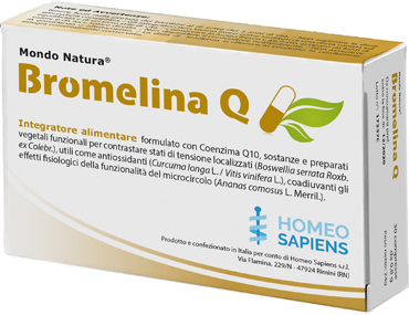 BROMELINA Q MONDO NATURA 30 COMPRESSE - Farmacia Dott. Pasquale Russo