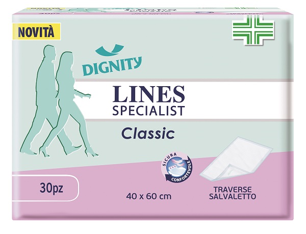 TRAVERSA PER INCONTINENZA LINES SPECIALIST CLASSIC 40X60 CM 30 PEZZI - Farmacia Dott. Pasquale Russo