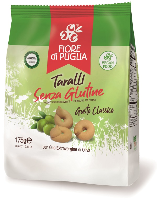 FIORE DI PUGLIA TARALLI GUSTO CLASSICO 175 G - Farmacia Dott. Pasquale Russo
