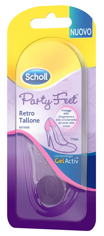 PLANTARE ORTOPEDICO PER RETRO TALLONE PARTY FEET SCHOLL GEL ACTIV 1 PAIO - Farmacia Dott. Pasquale Russo