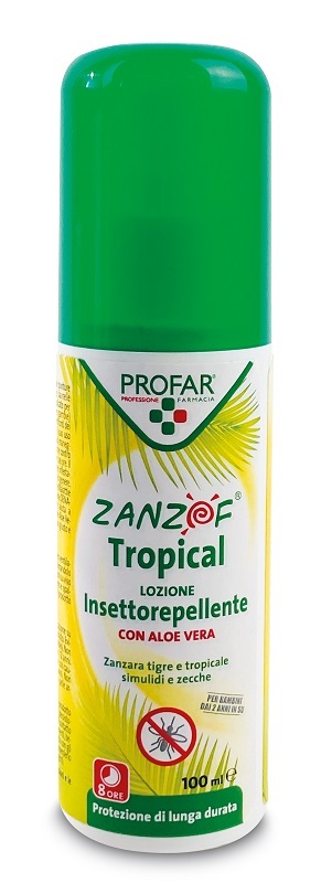 ZANZOF TROPICAL FORTE SPRAY DEET 19,5% 100 ML PROFAR - Farmacia Dott. Pasquale Russo