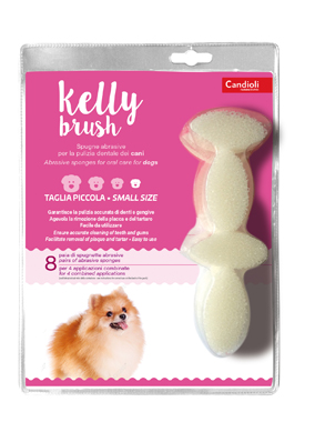 KELLY BRUSH SPUGNETTA ABRASIVA PER CANI DI TAGLIA PICCOLA 16 PEZZI - Farmacia Dott. Pasquale Russo