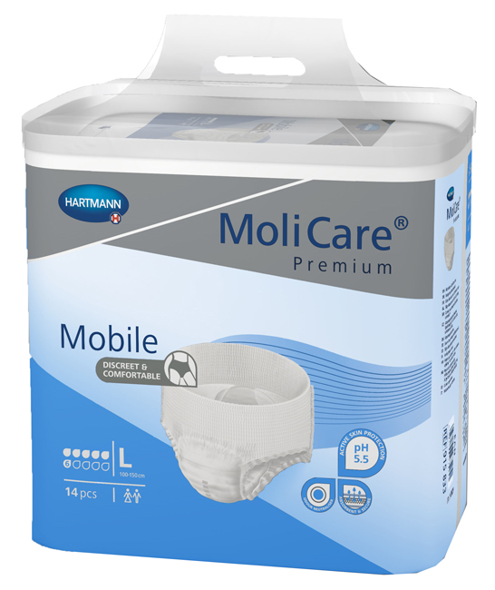 PANNOLINO PULL UP GIORNO MOLICARE MOBILE 6 GOCCE L 14 PEZZI CON IVA AL 22% - Farmacia Dott. Pasquale Russo