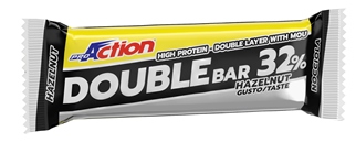 PROACTION DOUBLE BAR 32% NOCCIOLA CARAMELLO 60 G - Farmacia Dott. Pasquale Russo
