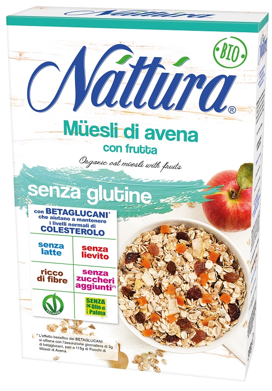 NATTURA MUESLI DI AVENA CON FRUTTA 300 G - Farmacia Dott. Pasquale Russo