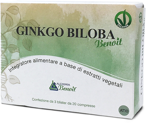 GINKO BILOBA BENOIT 60 COMPRESSE DA 500 MG - Farmacia Dott. Pasquale Russo
