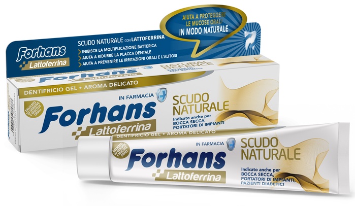 FORHANS DENTIFRICIO SCUDO NATURALE 75 ML - Farmacia Dott. Pasquale Russo