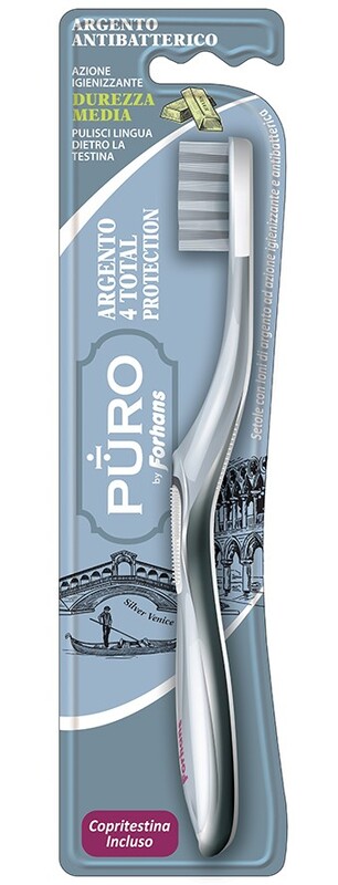 SPAZZOLINO SILVER 4 WHITE FORHANS 1 PEZZO - Farmacia Dott. Pasquale Russo