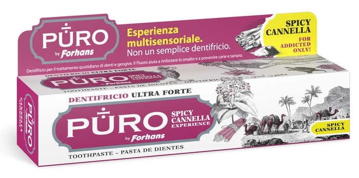 PURO DENTIFRICIO SPICY CANNELLA 75 ML - Farmacia Dott. Pasquale Russo