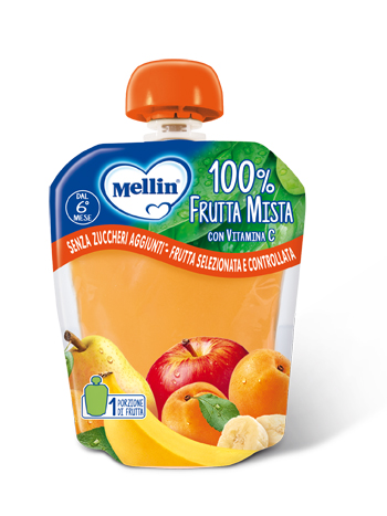 MELLIN POUCH FRUTTA MISTA 90 G - Farmacia Dott. Pasquale Russo