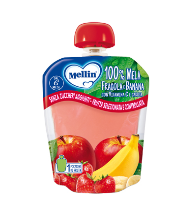 MELLIN POUCH MELA/FRAGOLA/BANANA 90 G - Farmacia Dott. Pasquale Russo