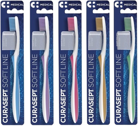CURASEPT SPAZZOLINO SOFT MEDICAL COLORE AZZURRO - Farmacia Dott. Pasquale Russo