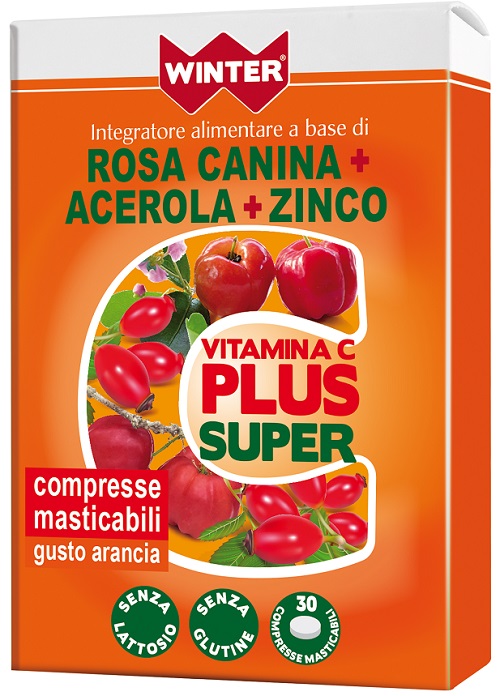 WINTER VITAMINA C PLUS SUPER  + ZINCO 30 COMPRESSE MASTICABILI - Farmacia Dott. Pasquale Russo