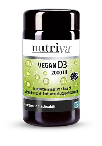 NUTRIVA VEGAN D3 60 COMPRESSE 2000 UI - Farmacia Dott. Pasquale Russo