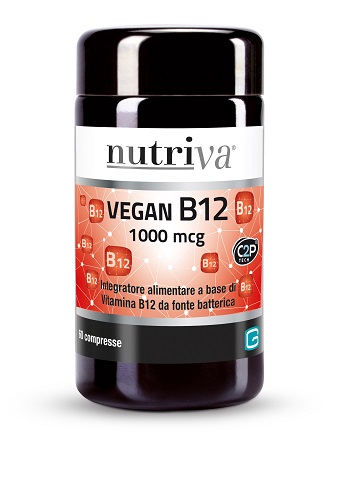 NUTRIVA VEGAN B12 60 COMPRESSE 1000MCG - Farmacia Dott. Pasquale Russo