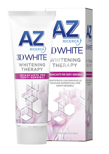 DENTIFRICIO AZ 3D WHITE THERAPY DENTI SENSIBILI 75 ML - Farmacia Dott. Pasquale Russo