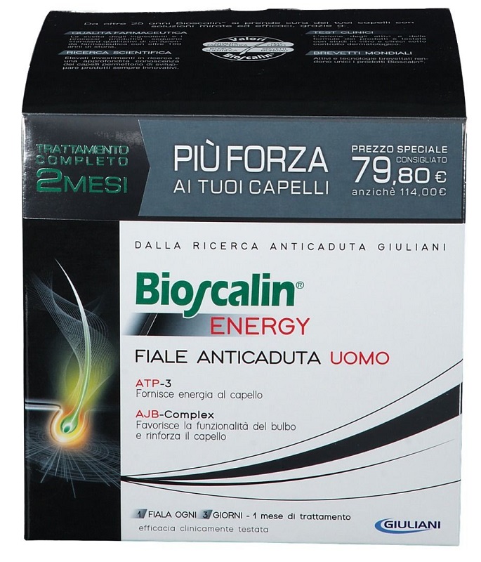 BIOSCALIN ENERGY FIALE DOPPIA TAGLIO PREZZO - Farmacia Dott. Pasquale Russo