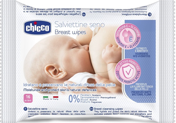 CHICCO SALVIETTE DETERGENTI PER IL SENO 16 PEZZI - Farmacia Dott. Pasquale Russo