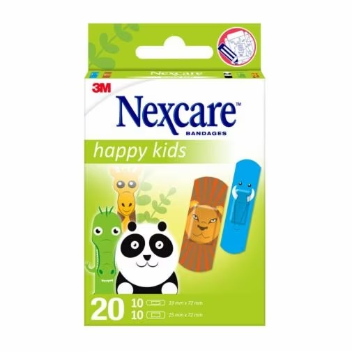 CEROTTI NEXCARE KIDS PLASTERS ANIMALS 20 PEZZI ASSORTITI - Farmacia Dott. Pasquale Russo