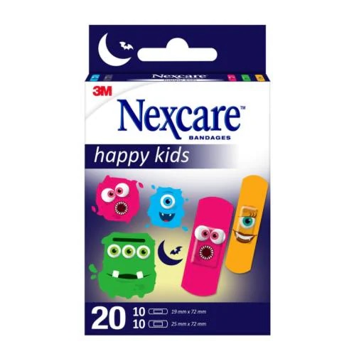CEROTTI NEXCARE KIDS PLASTERS MONSTERS 20 PEZZI ASSORTITI - Farmacia Dott. Pasquale Russo