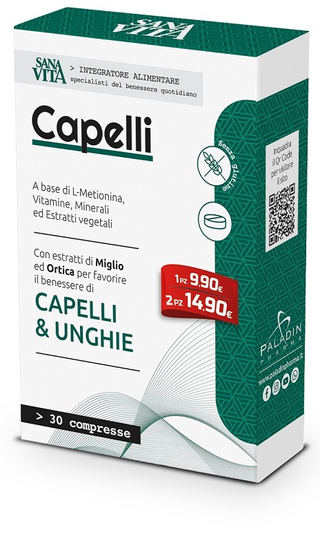SANAVITA CAPELLI 30 COMPRESSE - Farmacia Dott. Pasquale Russo